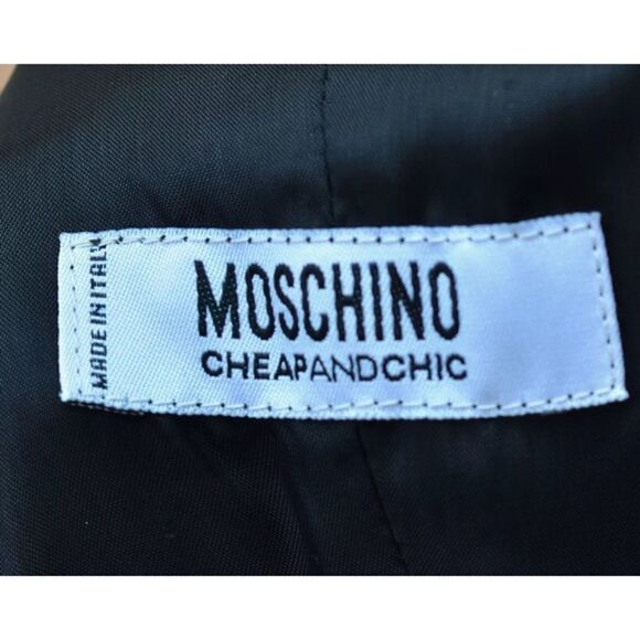 Moschino Cheap and Chic Black Silk Shift Dress‎ - Picture 7 of 7